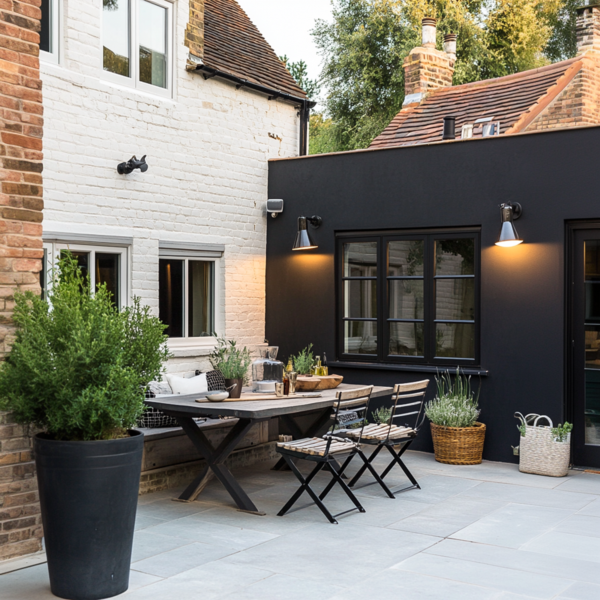 Exterior masonry paint for walls, render, and brickwork (white)