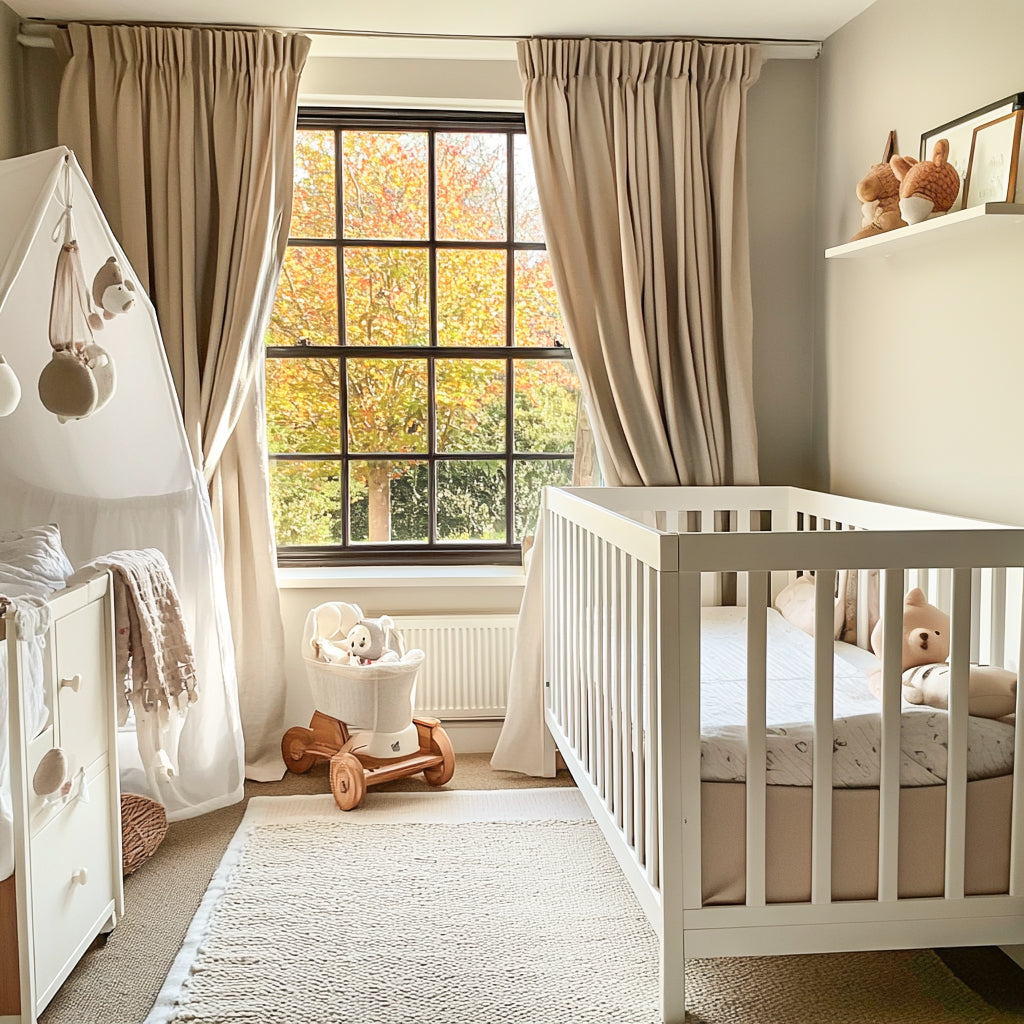 Baby Safe Nursery Paint for Walls and Ceilings - Pure white