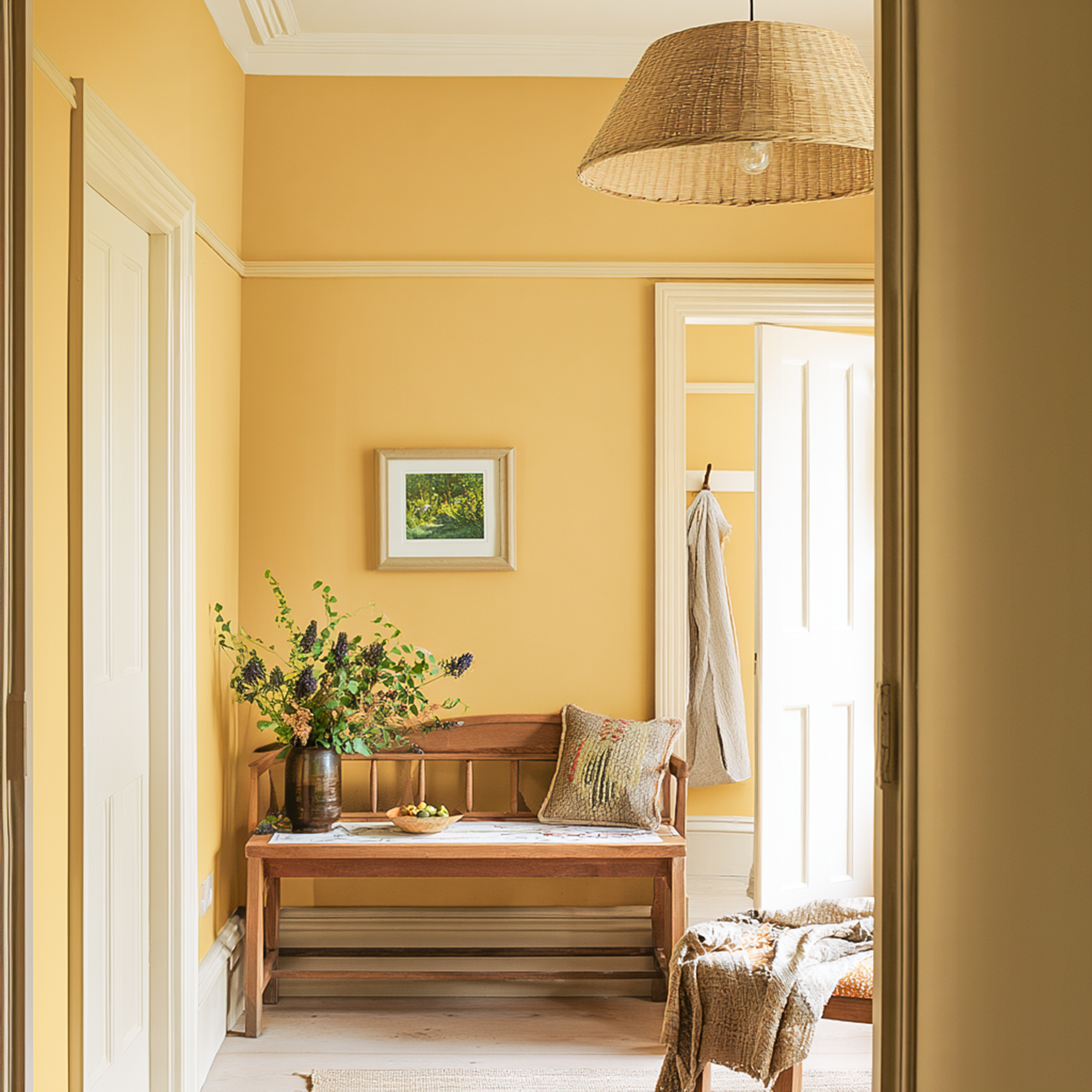 Yellow paint