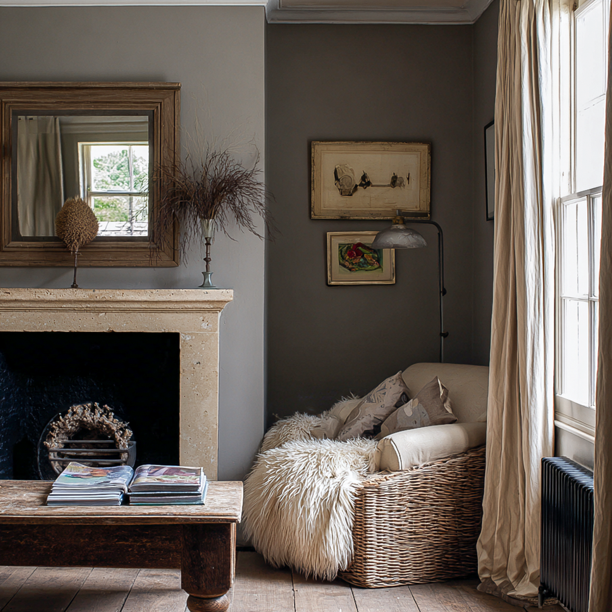 Grey paint