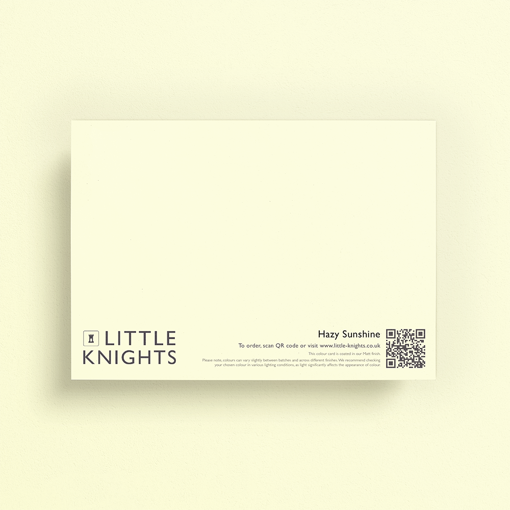 Hazy Sunshine - Colour Swatch