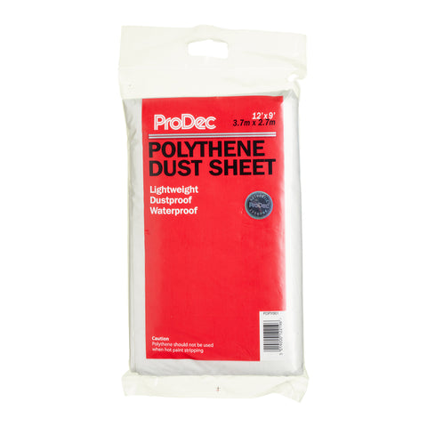 12' x 9' Polythene Dust Sheet