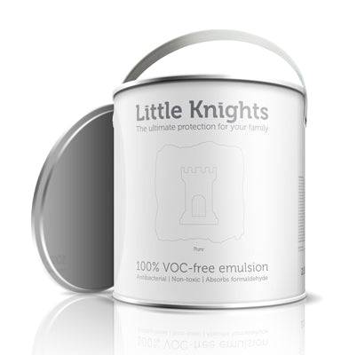 100% VOC-free paint for walls and ceilings - pure white