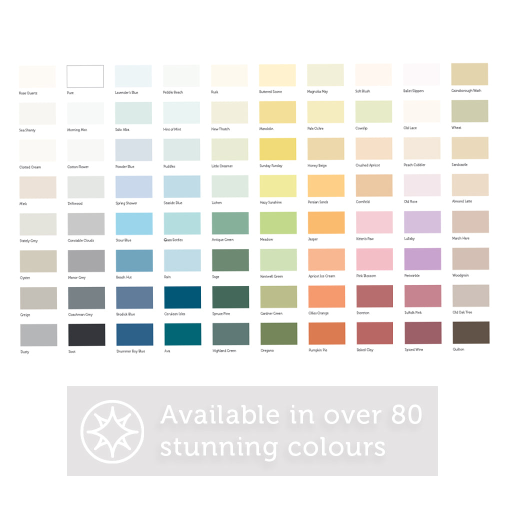 Beautiful, odourless paint for walls and ceilings - pure white