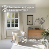 100% VOC-free paint for walls and ceilings - pure white
