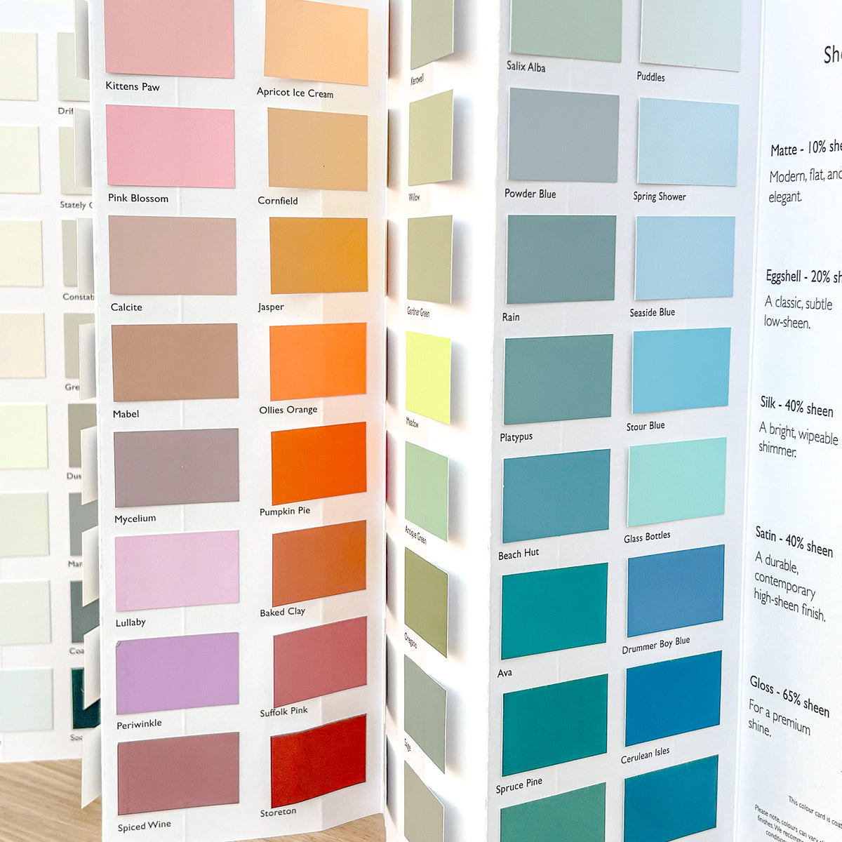 Colour card