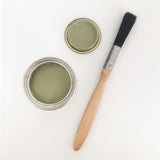 Sample tin paint brush